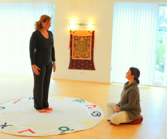 Coniunctio-Astrologie - Nachgespräch über die Visualisierung auf dem Horoskopteppich